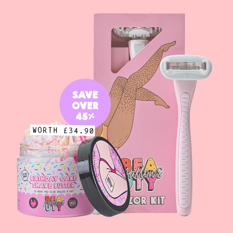 Mallows Beauty Razor Starter Bundle - Smooth and Silky Shaving Experience 3