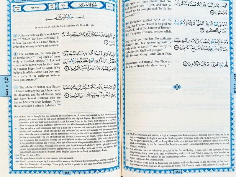 The Holy Quran English translation of the meanings and Commentary 5
