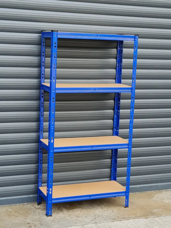 4 Tier Heavy Duty Metal Shelving Rack Unit Garage Storage 150x75x30cm 4