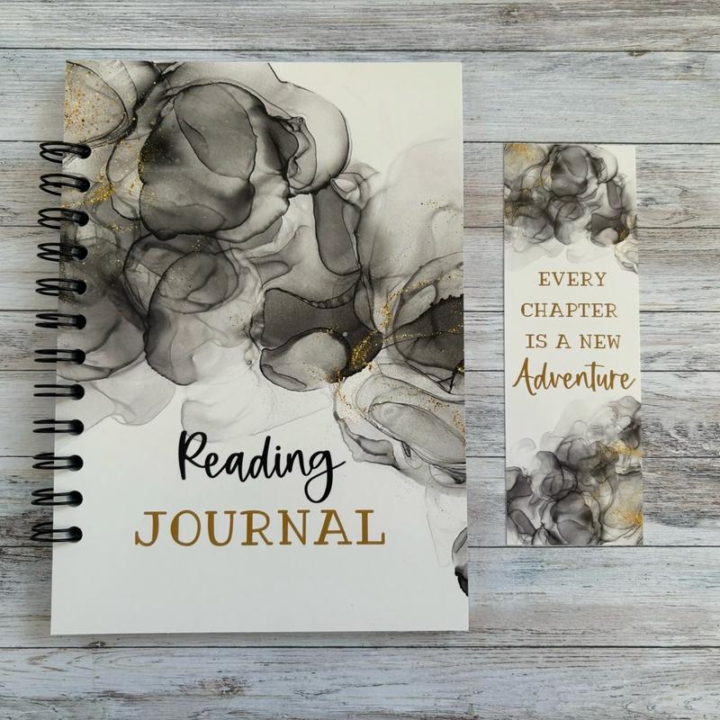 Reading Journal 5 Different Covers To Choose From & 3 Different Styles. Custom Book Journal. 7