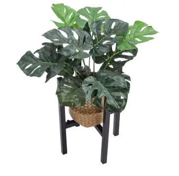 Simple Style Metal Adjustable Plant Stand, Heavy Duty Stable Plant Pot Flower, Plant Stand Indoor Outdoor Corner, Display - Black 2