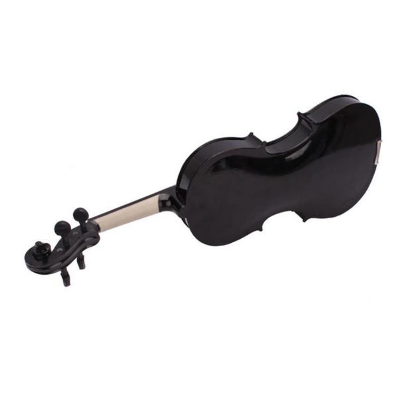 Product Introduction of YNIQUE 4/4 Acoustic Violin Set with Case, Bow, and Rosin (Black) 48