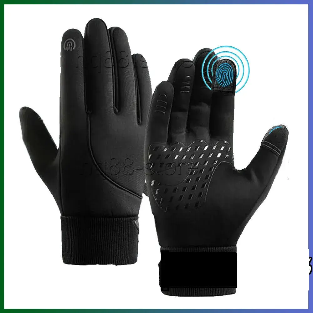 Winter Gloves Waterproof Thermal Touch Screen Thermal Windproof Warm Gloves hat  gloves black  gloves