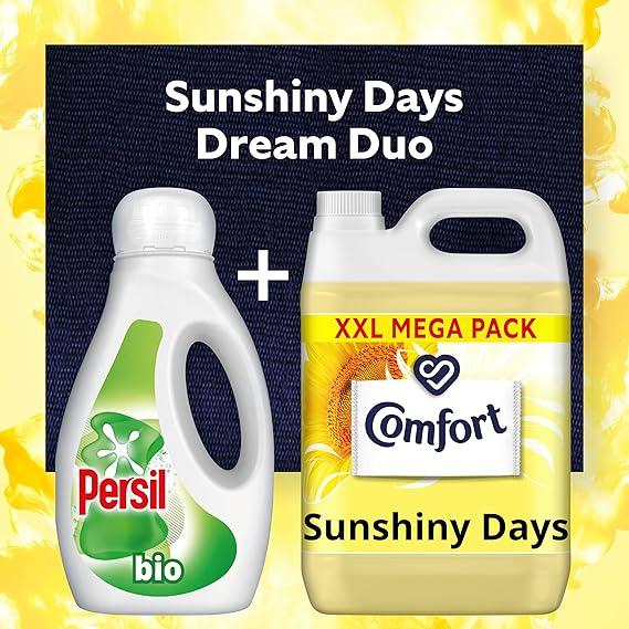 Sunshiny Days Fabric Conditioner with Stay Fresh technology for 100 days of freshness + fragrance* 4.8 L (160 washes) Floral Household Smooth Scented Perfume Flower | Household Cleaner 4
