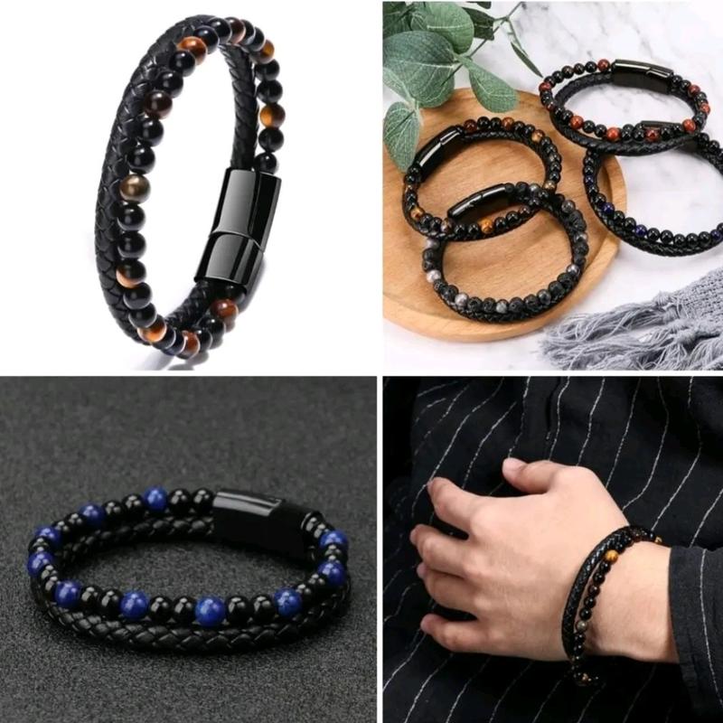 Beaded Bracelets Humanic + Pro MAXHematie Trio MAXHematie Natural Healing for mental health, weight loss, Adult Unisex 0