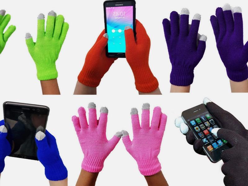 KIDS Touch Screen Winter Warm Stretch Magic Gloves Boys Girls Children Mobile Phone iPad iPhone Smartphones Phone Tablet Fingers School Walk Run Cycling Walking 0