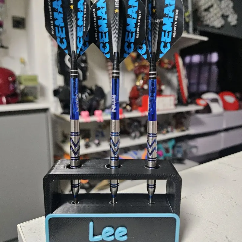 3D Printed Dart Display Stand for Collectors - Sturdy and Durable 1