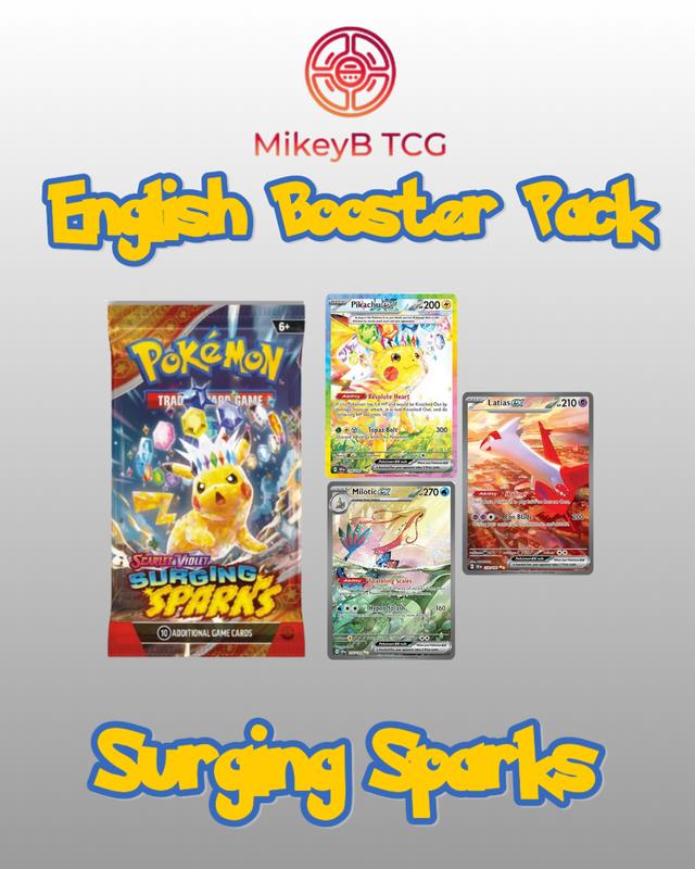 Surging Sparks Booster Pack - Pokémon TCG Booster Pack 0