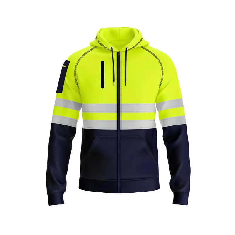 mymixtrendz Mens Outdoor Zipper Hoodie with 3 Zip Pockets Menswear Clothing Relaxed Fit Hooded Sweatshirt Top UK Size S-XXL 7