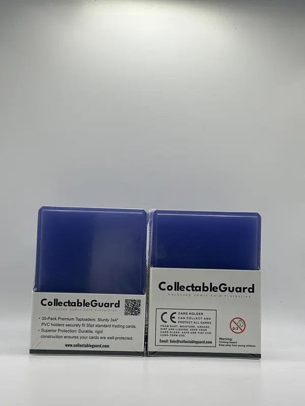 30 Pack Card Toploaders Regular 35pt 3"x4" 1