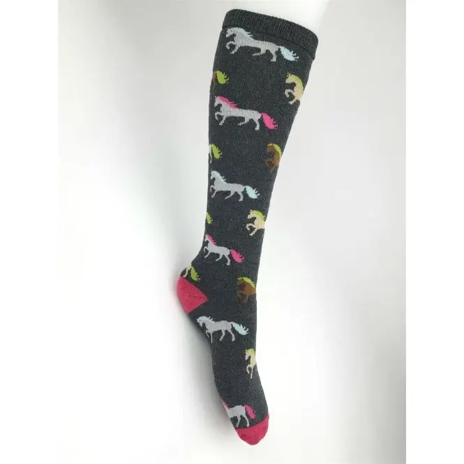 Hazy Blue Welly Socks (Sizes 3-8) 7