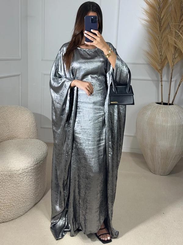 Women's Shimmer Kaftan with Inner Belt 4