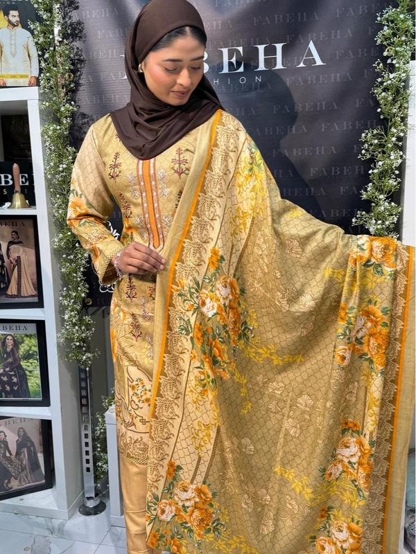 Ls-2704 Readymade Pakistani  Designer Dhanak suit 2