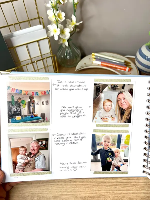 Isla & Boe Enchanting Birthday Memories Book - Personalized Keepsake for Baby's First Birthday 6