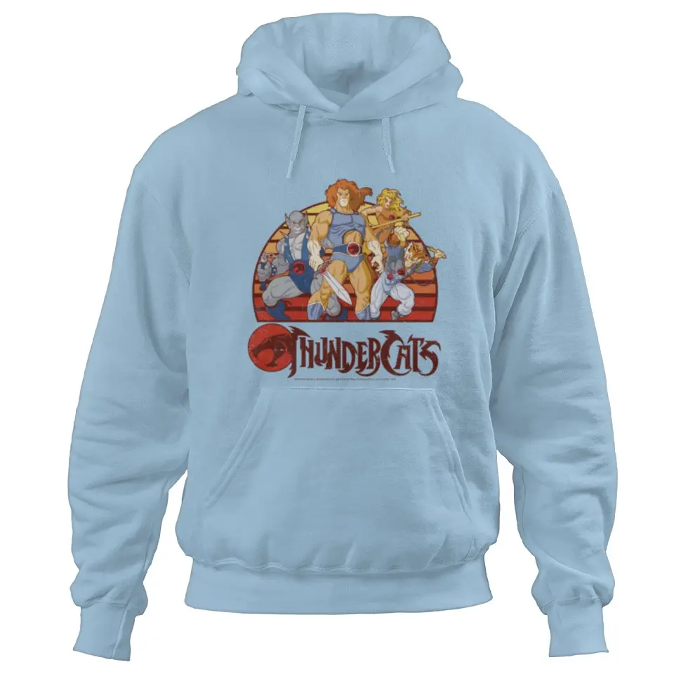 ThunderCats Group Retro Sunset Premium Hoodies Gildan Heavy Cotton