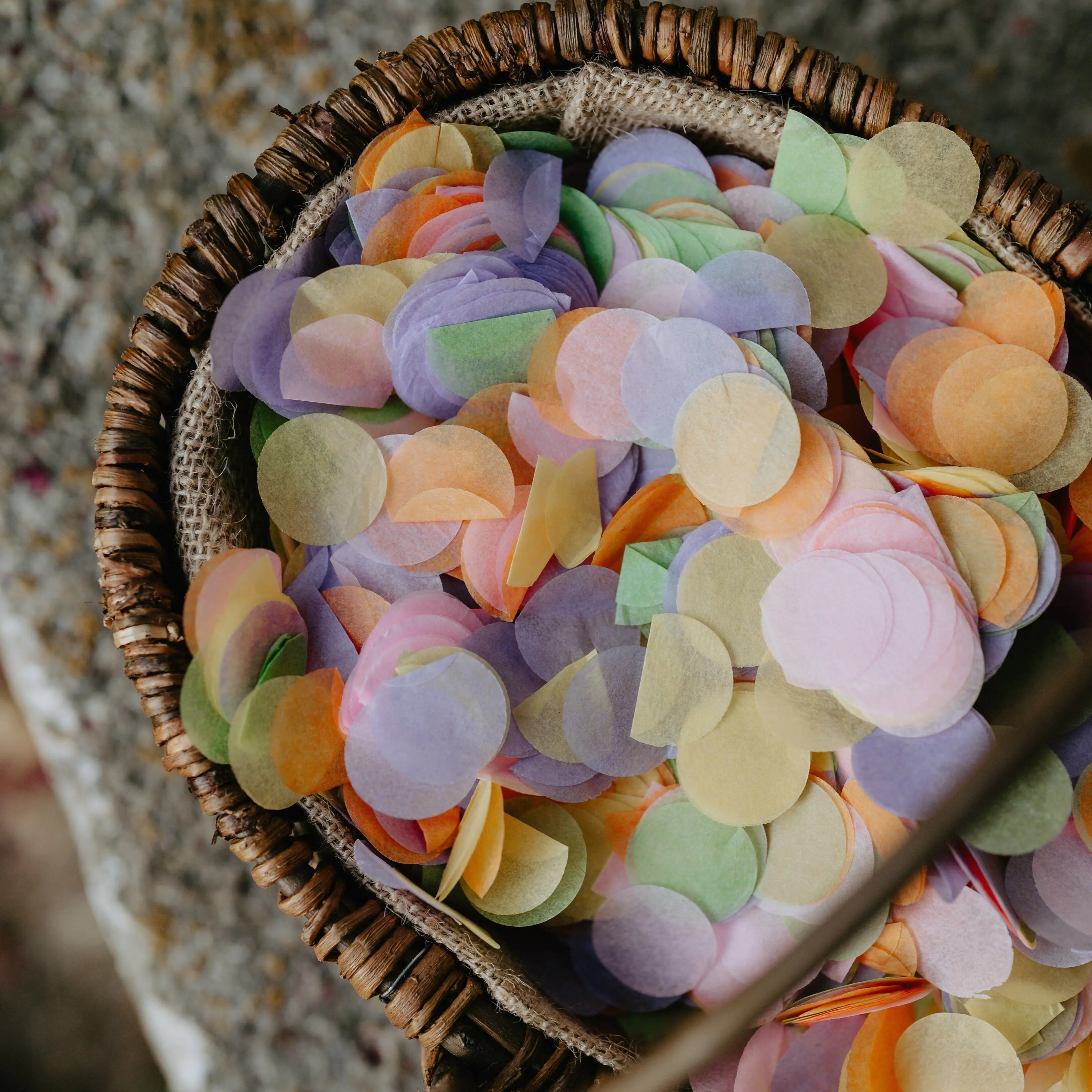 Multi Colour Biodegradable Paper Confetti