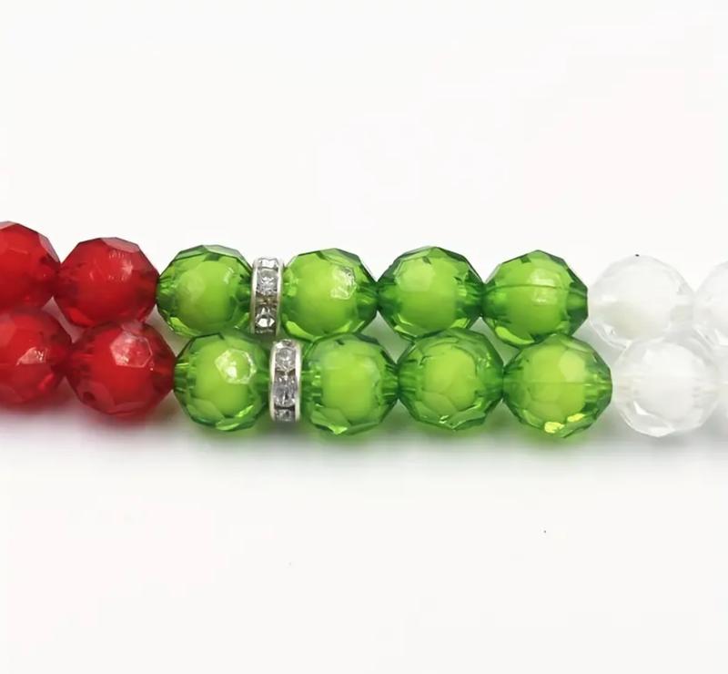 Rosary In The Colors Of The Flag Prayer 33 Beads Tasbih Islam 3