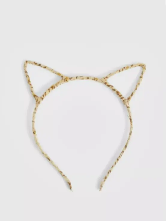 boohoo Halloween Faux Fur Leopard Cat Ears 4