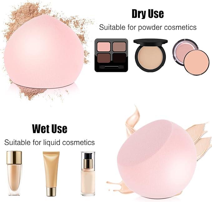 Marshmallow Makeup Sponge, Multi-use Beauty Blender with Box, Ultra Soft Makeup Sponge, Portable Cosmetic Accessories for Women & Girls, Skin Friendly Beauty Sponge, Makeup Tools, Dry and Wet Dual-use Makeup Beauty Blender, Birthday Box for Girl 4