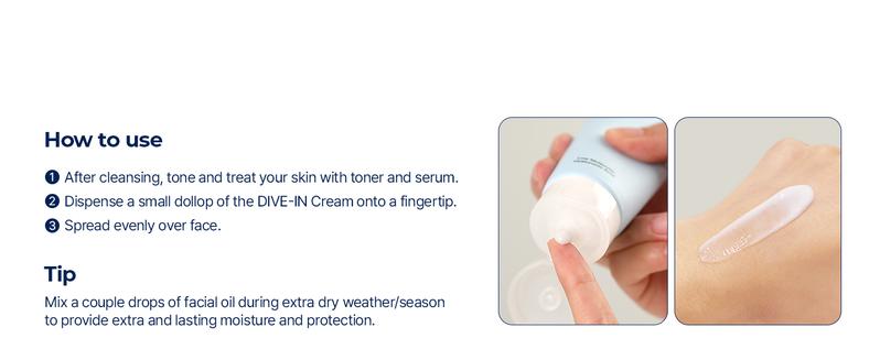 Product Introduction of Torriden DIVE IN Cream 80ml (2.71 fl. oz.) | Facial Moisturizer for Sensitive, Oily Skin | Lightweight and Moistrul Creamy Texture | Hyaluronic Acid Cream, Allantoin 8