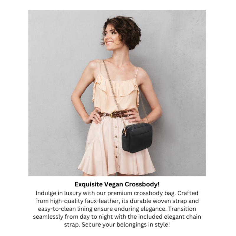 Product Introduction of Crossbody Bag Women by Lily England -  with Adjustable Wide Strap & Chain - Multiple Pockets 3