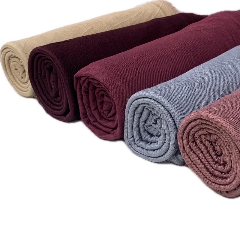 Premium Turkish Emirati Jersey Hijab - Soft and Breathable Material, Double Stitched, 80x180cm 7