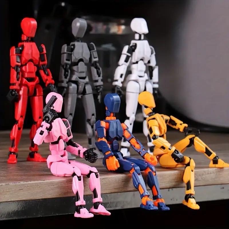 DIY 3D Action Figure Kit Dummy 13 D13 Joint Movable Polycarbonate Material for Creative Play 3D Printing 6