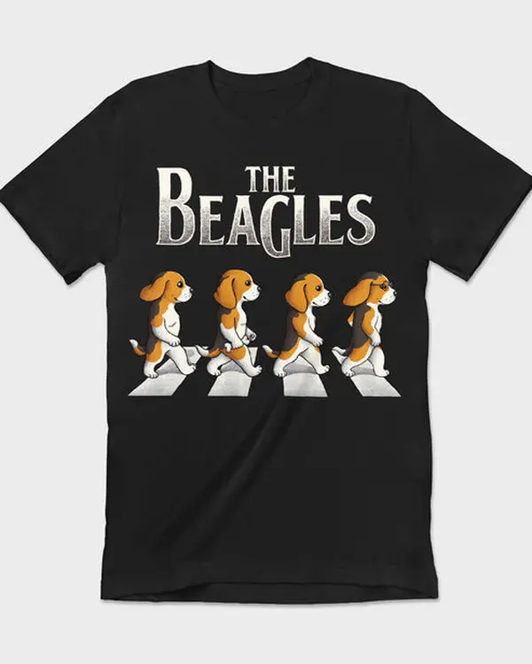 YOUTH The Beagles Abbey Road T-shirt, Cute Shirt
