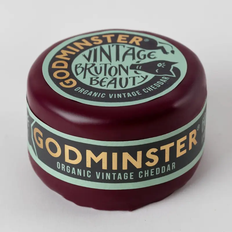 Godminster Organic Waxed Cheddar Cheese 200g 1