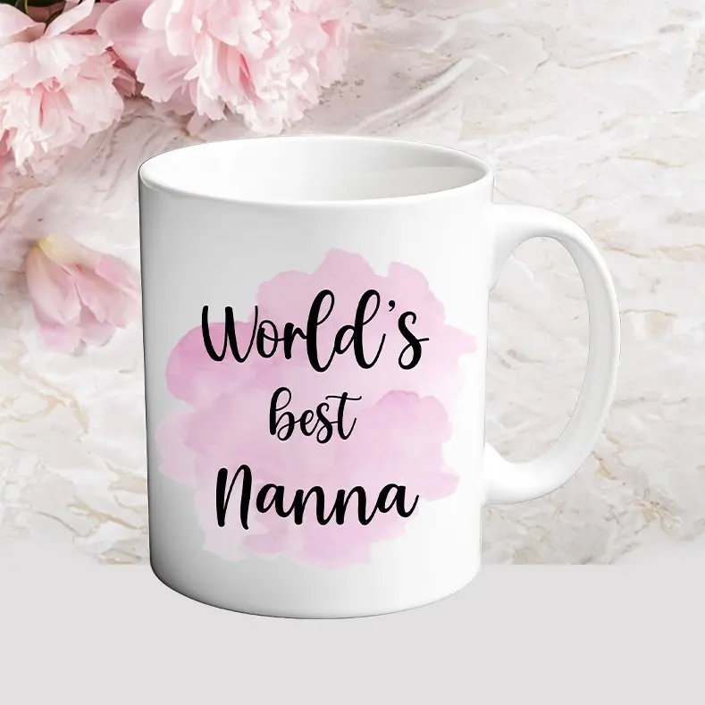 World's Best Nanna/ Nanny/ Gran Personalised Mug/ Cup Mother's Day Gift Double Sided Ceramic Reusable Coffee Drinkware Tumbler Reuse mothers cute 8