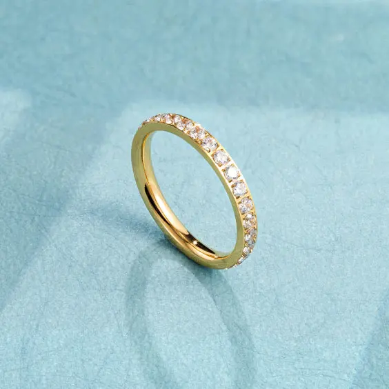 Eternity Band Stone Ring 3