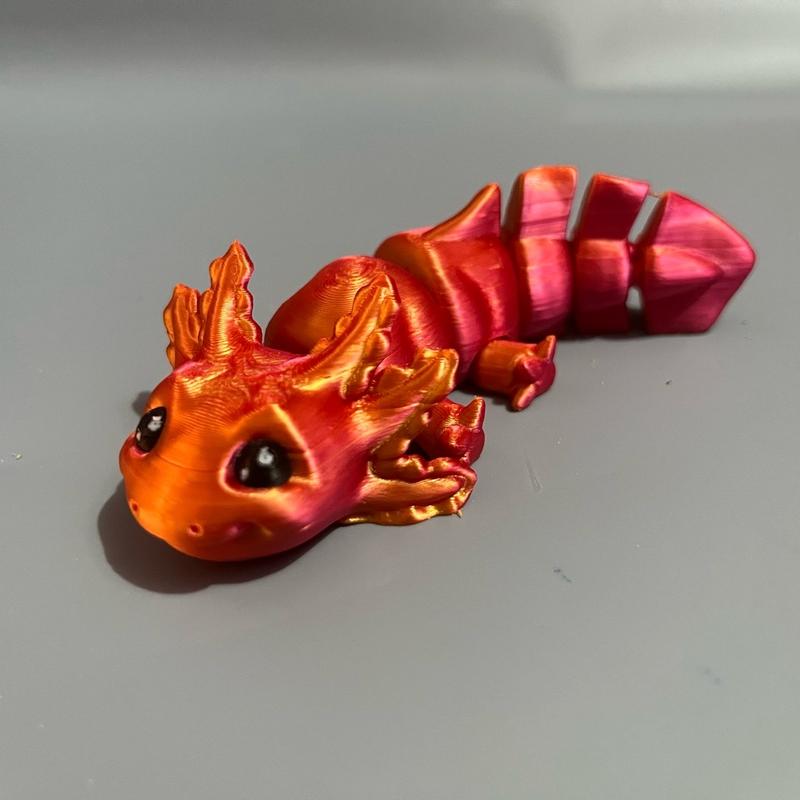 Axolotl Articulated Figure/Fidget Toy - 3D Printed Toy 6