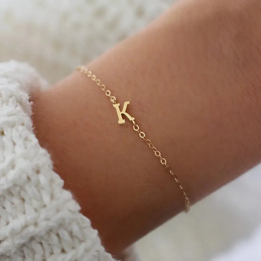 Letter Shape Chain Bracelet ✨