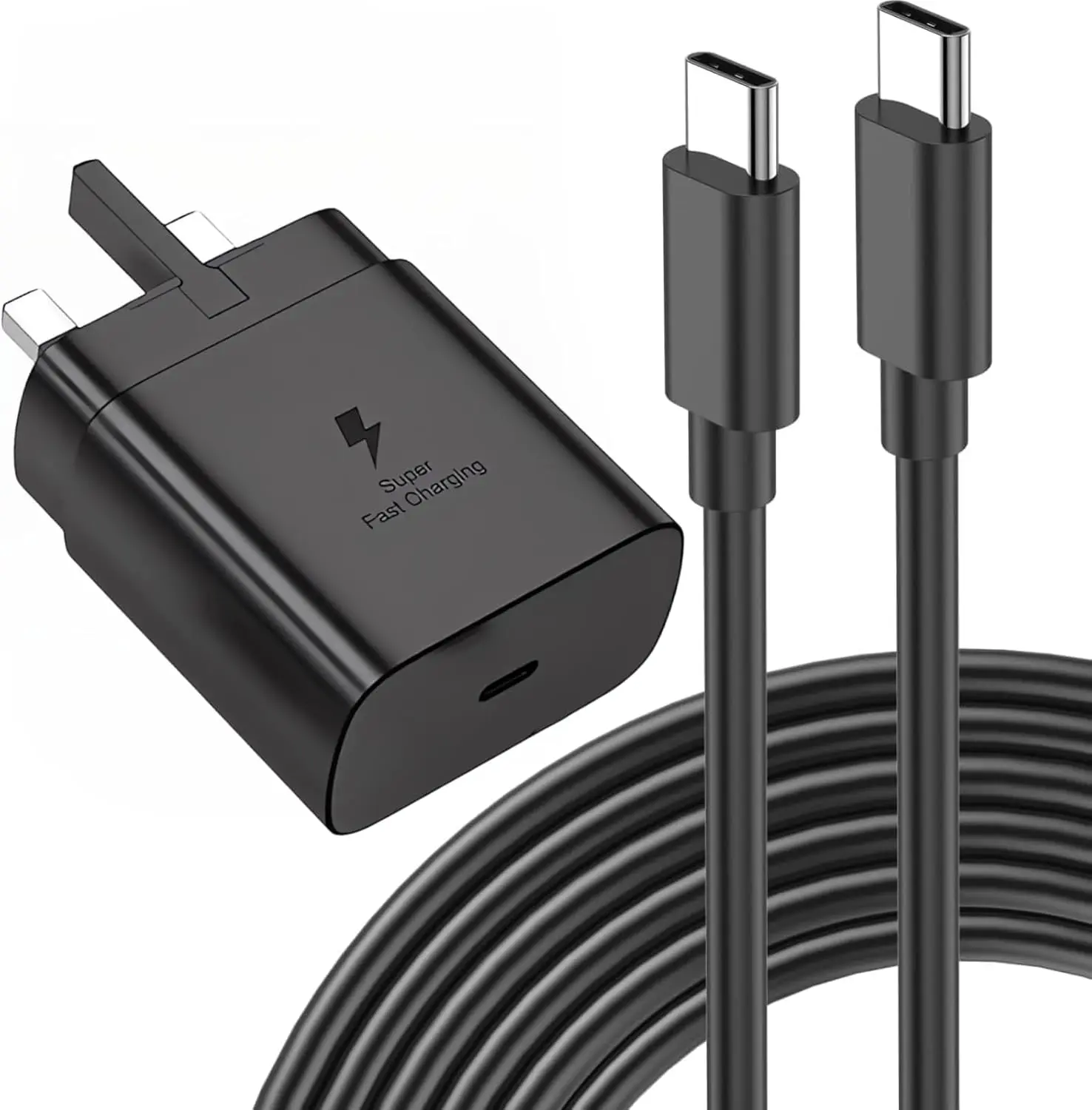 45W Fast Charger Plug for Samsung Fast Charger and Cable for Samsung Galaxy S24 Ultra/S24/S24+/S23 Ultra/S23/S22 Ultra/S22/S21 Ultra/S20 Ultra/Note 20