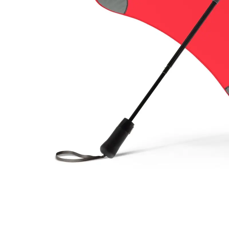 Red Metro Folding Blunt Umbrella 7