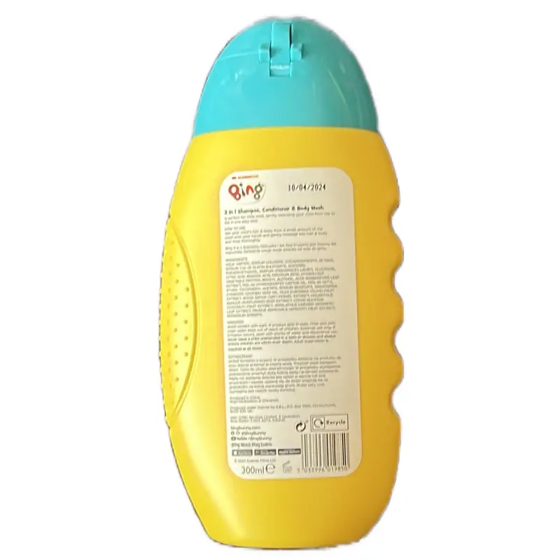Bing 3-in-1 Shampoo, Conditioner and Body Wash - 300ml - 3+ years - Haircare and Cleansing 1