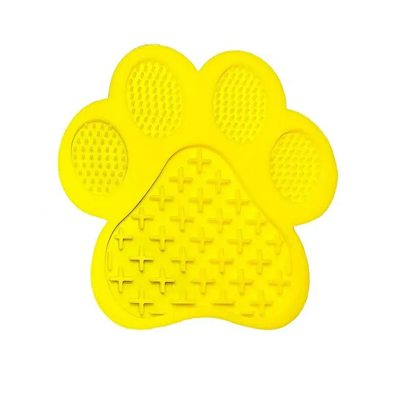 Non-Slip Silicone Dog Lick Pad Pet Food Feeder Bowl Puppy Cat Lick Mat Healthy 7