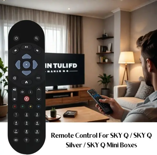 Replacement Remote Control Compatible with All Sky Q Box, Sky Q TV Box, Sky Q Mini Box and Sky Q Silver Box (Non-Touch, No Voice Control) 6