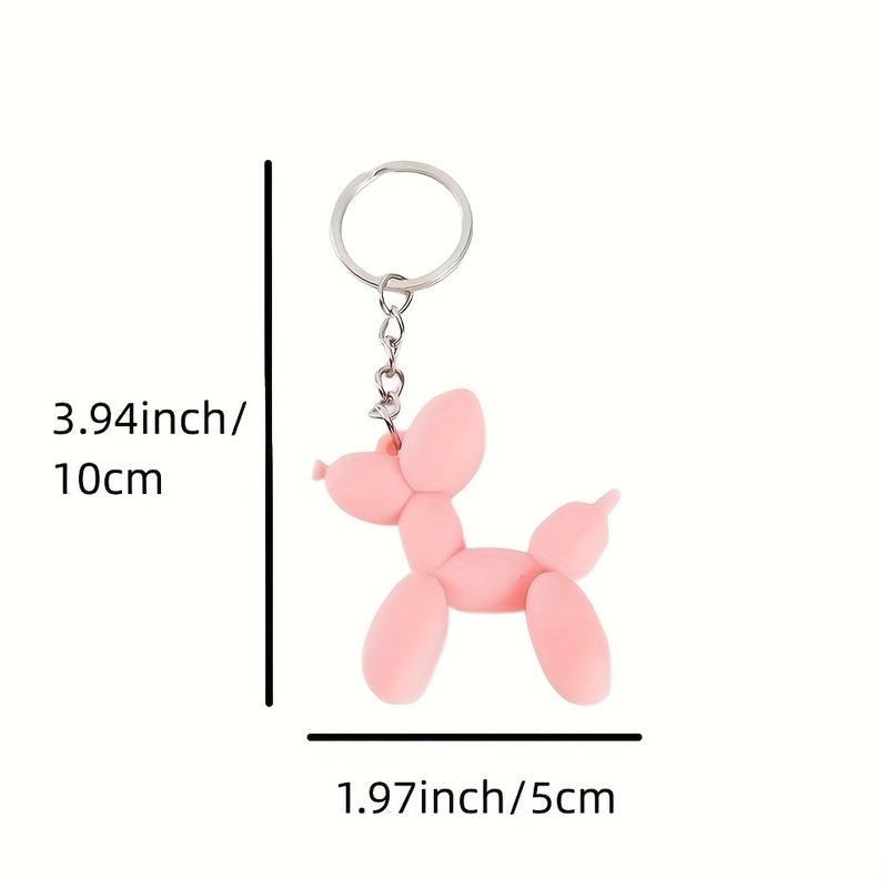 1pc, Creative Soft Rubber Bubble Dog Keychain (4.45"×2.36"), Cute Dog Charm, Bag Charm, Muti-color Dog Keychain, Keyring Packs, Holiday Gifts, Birthday Gifts, Room Decor, Party Favors 2