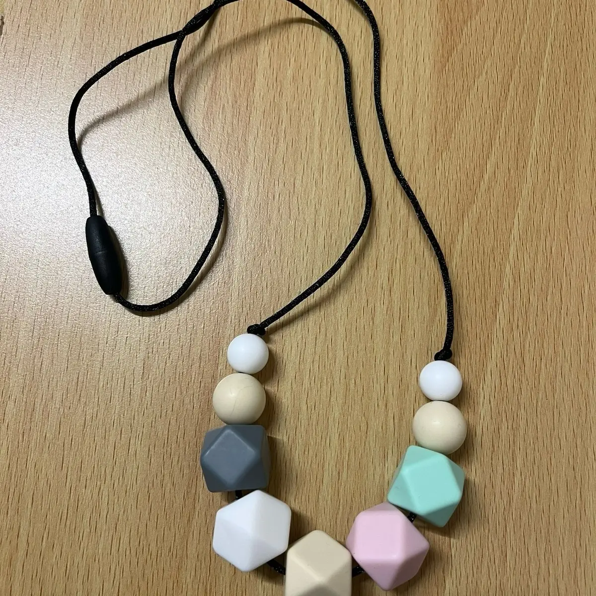 Baby Teething Necklace For Mom Wear 100% Bpa Free Food Grade Silicone