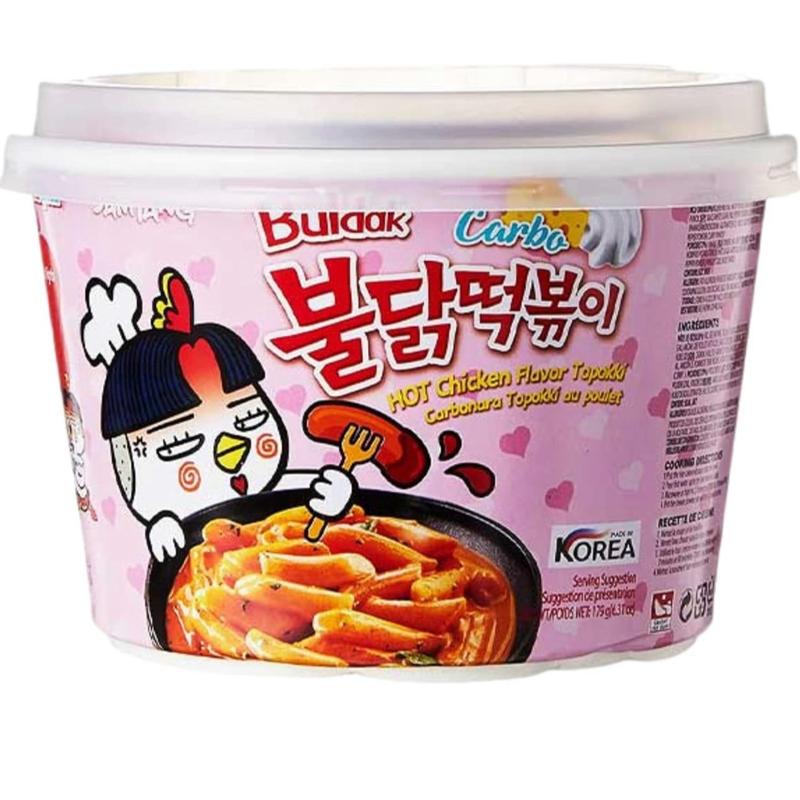 Samyang Topokki hot chicken flavour or Carbonara (korea) 1