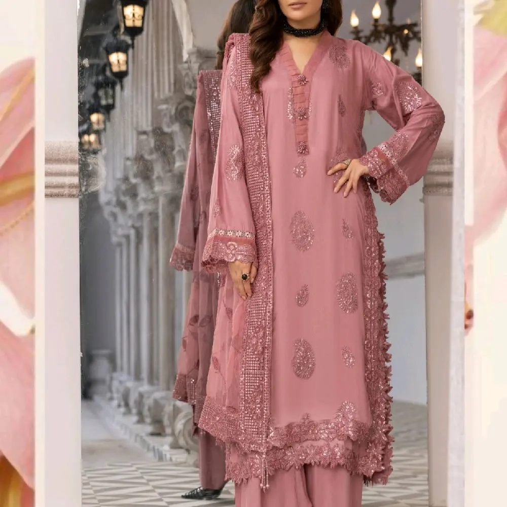 SM- EMBROIDERY LINEN SUITS