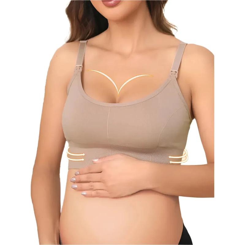 Nude Soft and Stretchy Maternity Bra 0