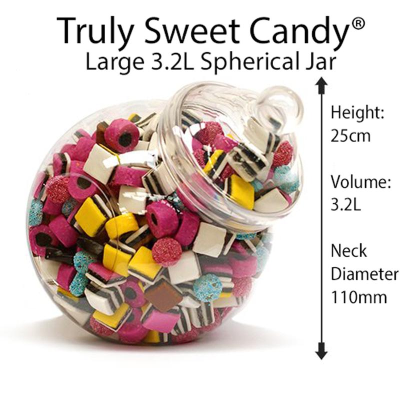 14 Retro Plastic Sweet Jars for Truly Sweet Candy Buffet, Sweet Table, Wedding  Pack Canister Organiser 1