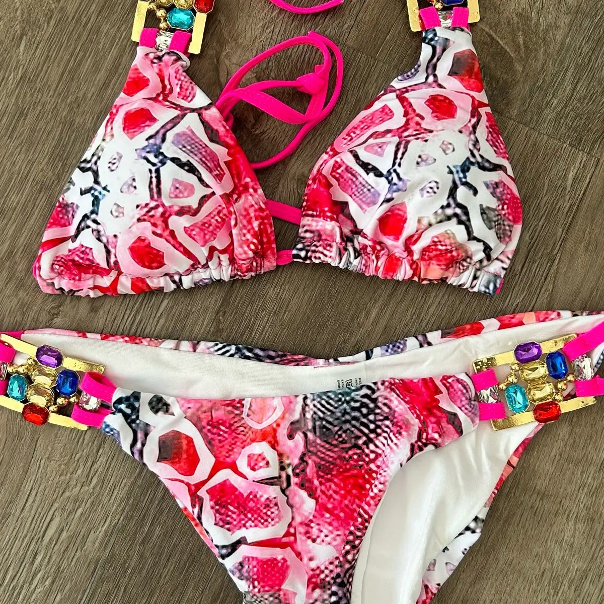 Pink diamond bikini