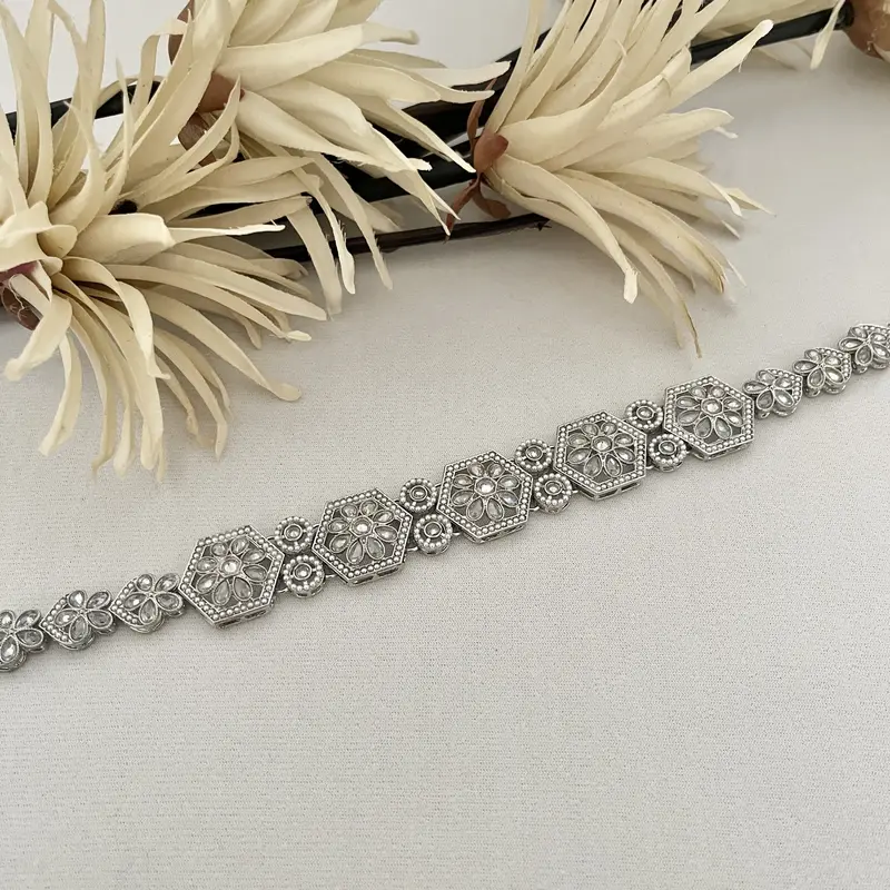 Indian Jewellery Hair Matha Patti Gold and Red for Ladies Wedding Bridal Accessories Sheeshphool 3