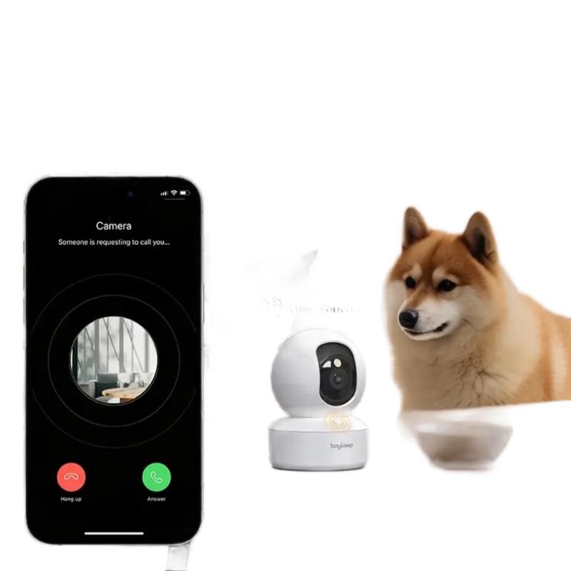 Dog Camera BoyKeep 2K Pet Camera With Phone App 5G/2.4GHz WiFi Cameras, Cloud Storage, 360° Pan & Tilt, 2-Way Audio, Indoor Security Camera For Baby, Night Vision furbo 360 camera moving 4
