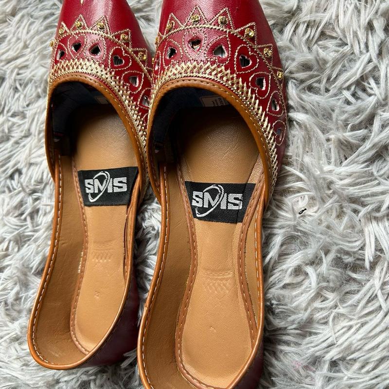 Khussa pumps cutwork summer collection  Women Footwear comfortable Fashion Shoe Flat Flatform Casual Design 2