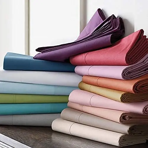 Extra Deep 30cm Fitted Sheet 100% Cotton 200TC Plain Dyed Sheets - Hypoallergenic, Wrinkle, Fade and Stain Resistant Deep Pocket Fitted Bed Sheets Available in All UK Sizes. 8