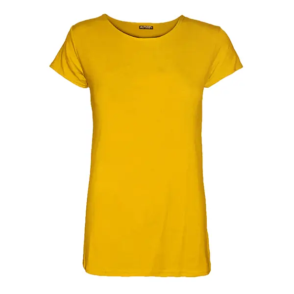 Womens Ladies Casual Cap Sleeve Summer Stretchy Basic Plain Jersey T shirt Tee Top